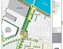 Plan of green network at Pacific Quay and Festival Park