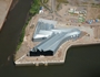 Aerial view of the new Riverside Museum
