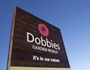 Signage for the new Dobbies Garden centre