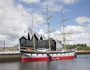 The Riverside Museum and SV Glenlee at Glasgow Harbour