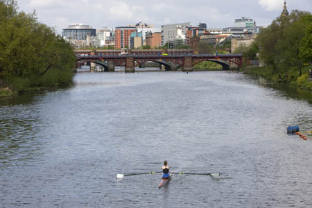 Rowing at Glasgow Green