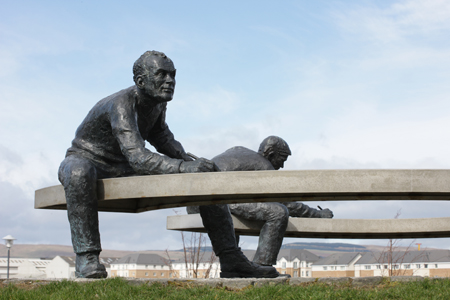 The Writers by David Annand at Clyde View Park 