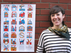 Rosemary Cunningham and her Glasgow alphabet design
