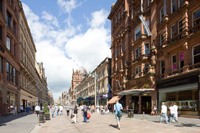 Buchanan Street is one of Glasgow's main shopping streets